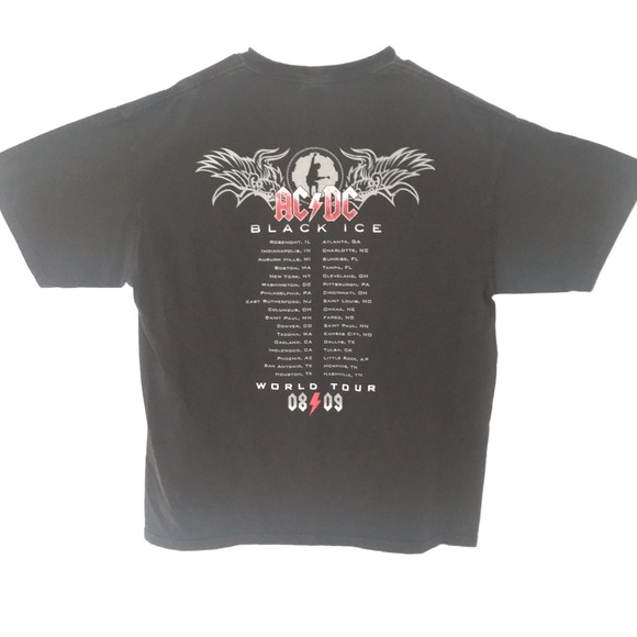 08-09 AC/DC Tour T-shirt - Picture 4 of 4